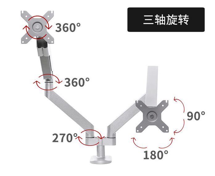 dual monitor arm 3