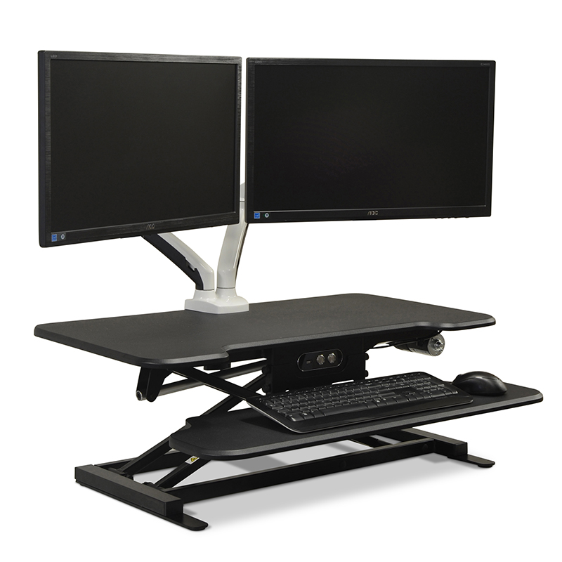 Electric Standing Desktop Riser/Converter • Standing desk|Best sit